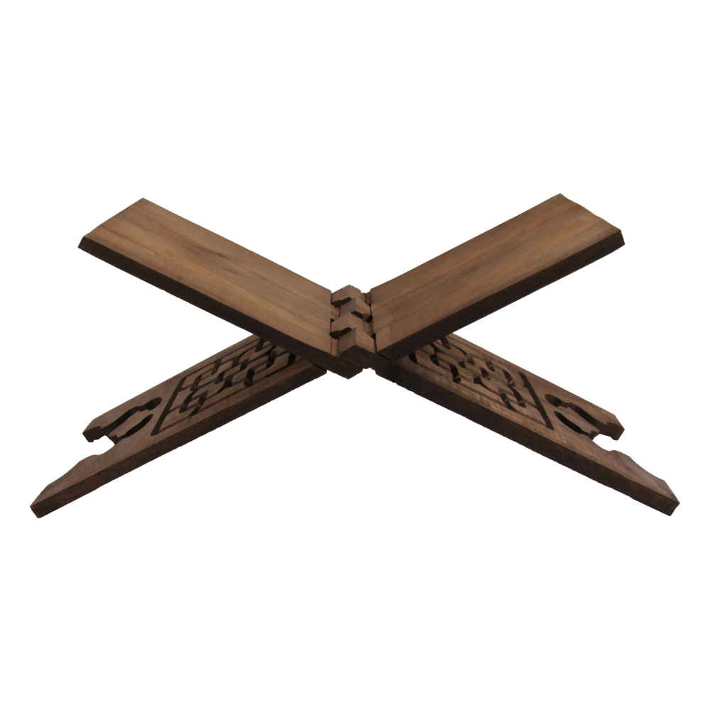 Main image of 可折叠木质古兰经支架 – 伊斯兰风格图案