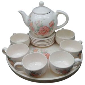 维多利亚瓷器茶具套装 Bahar 款 – 含茶壶与茶托