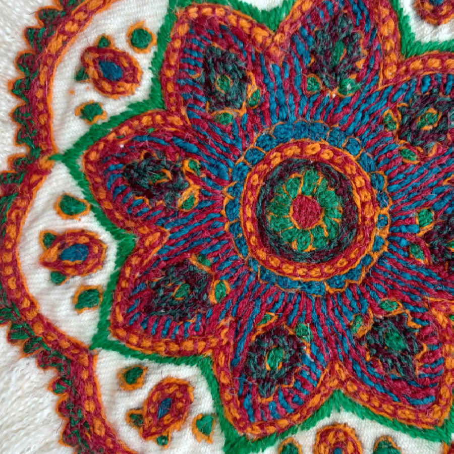 Pateh 克尔曼优雅手工桌布 —— Ghatreh 款