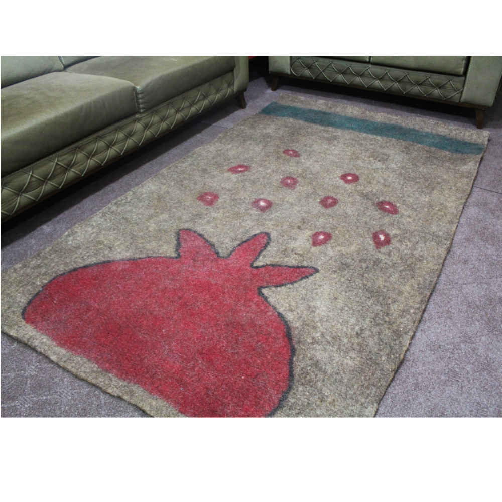 波斯羊毛毡地毯 100%天然手工 Anar