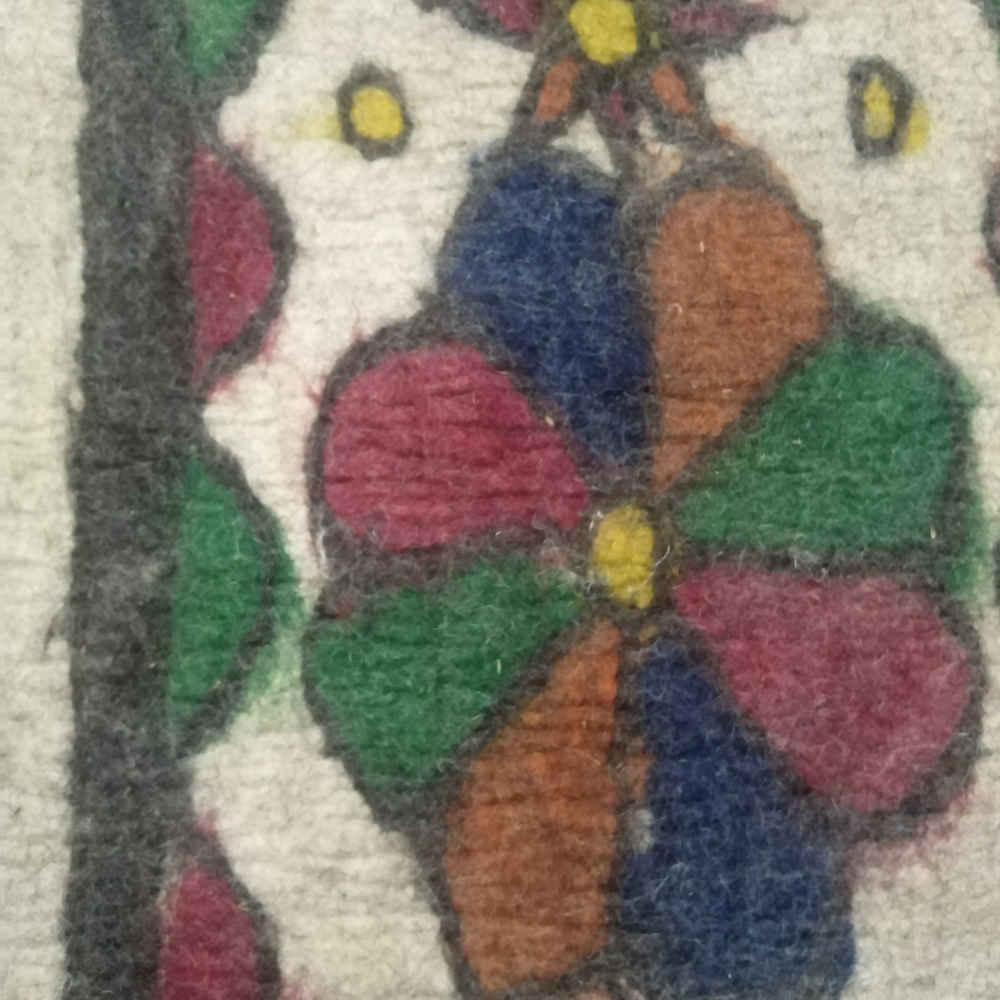 波斯羊毛毡地毯 100%天然手工 Rokhsar