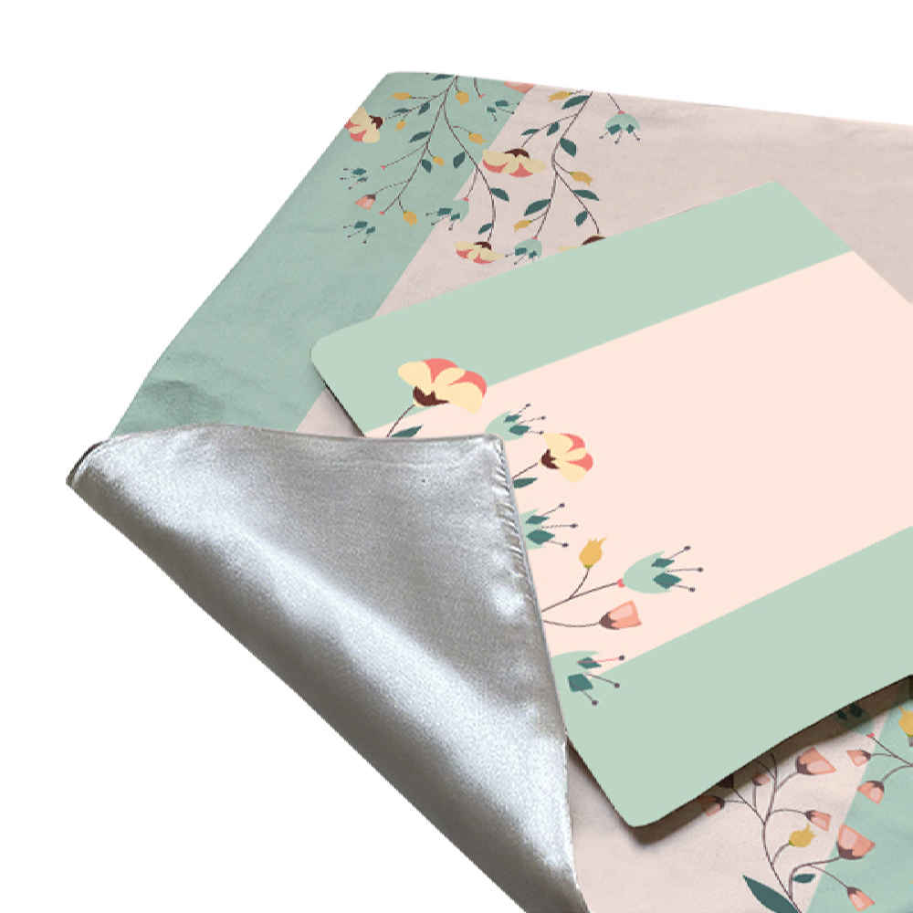 伊斯兰祈祷毯 天鹅绒 Sajadah 轻便款 – 粉色 Eslimi 设计