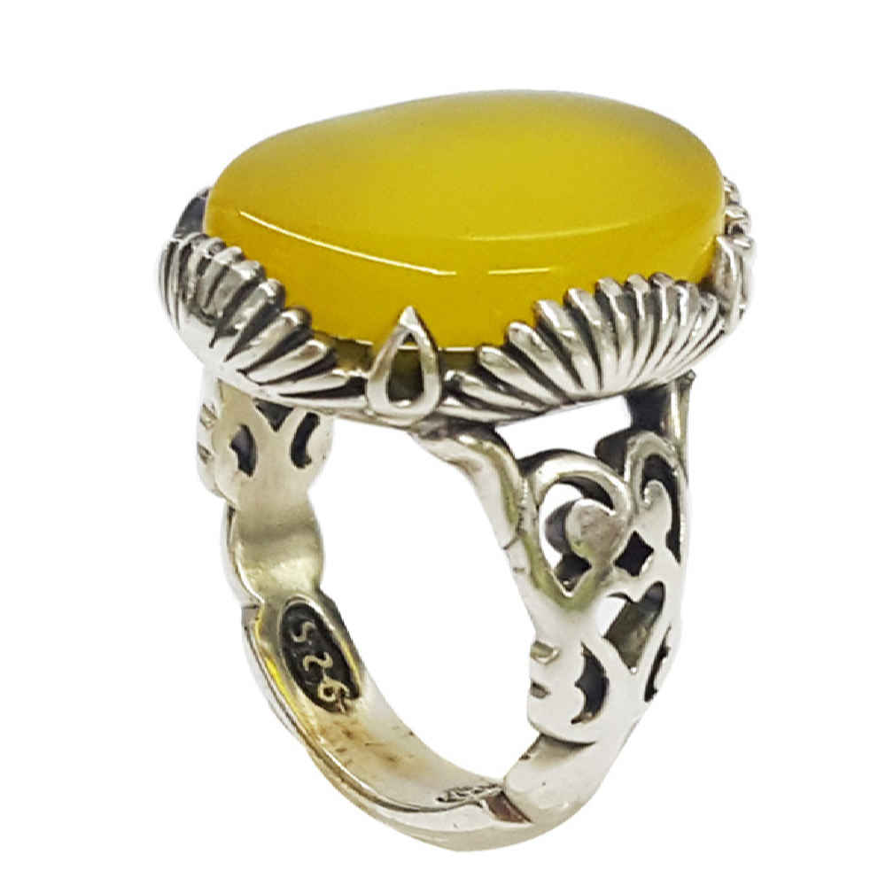 Main image of 男士波斯玛瑙银戒指 优雅款 Mahtab