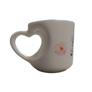 波斯陶瓷咖啡杯 – 爱心把手款