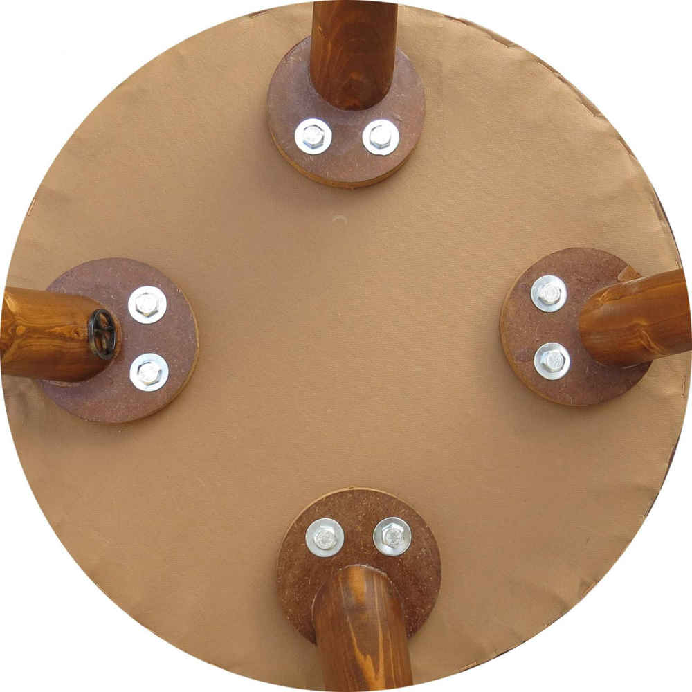 传统红色波斯脚凳 木质脚架 天鹅绒面料 Arka款