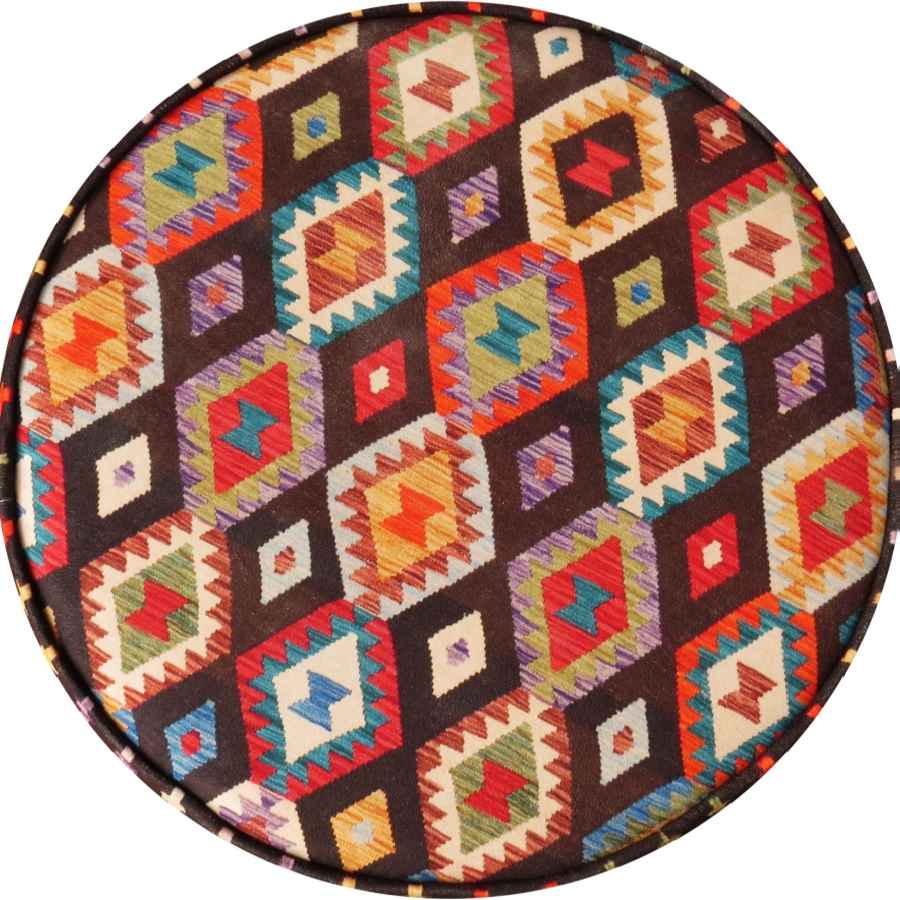 传统波斯脚凳 木质脚架 天鹅绒面料 Tile款