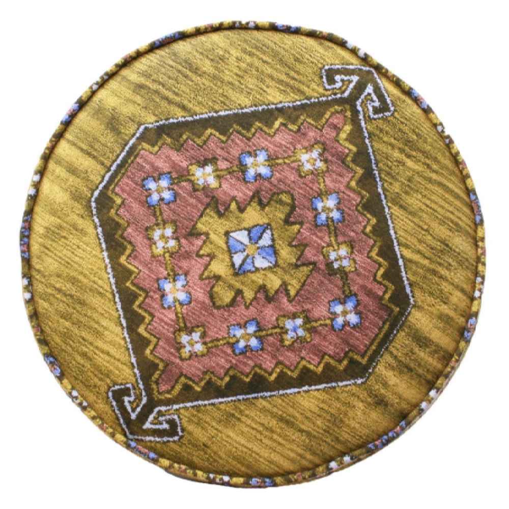 传统波斯脚凳 木质脚架 天鹅绒面料 Diana款