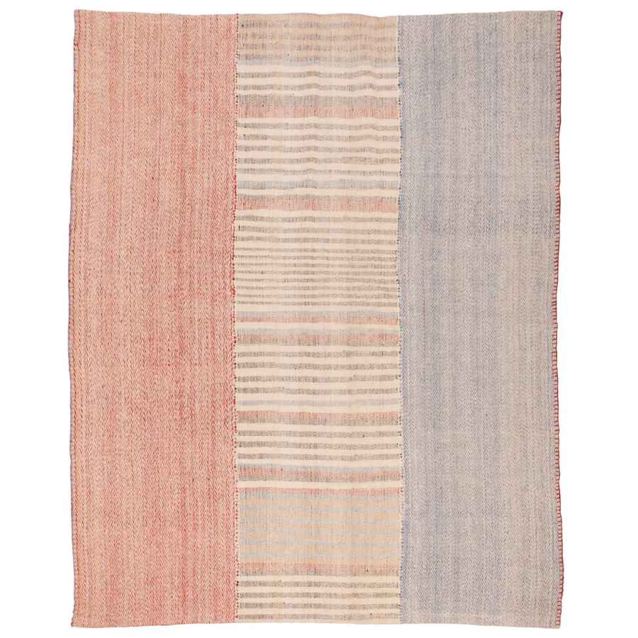 Main image of 正宗波斯 Jajim 平织条纹地毯 Tava