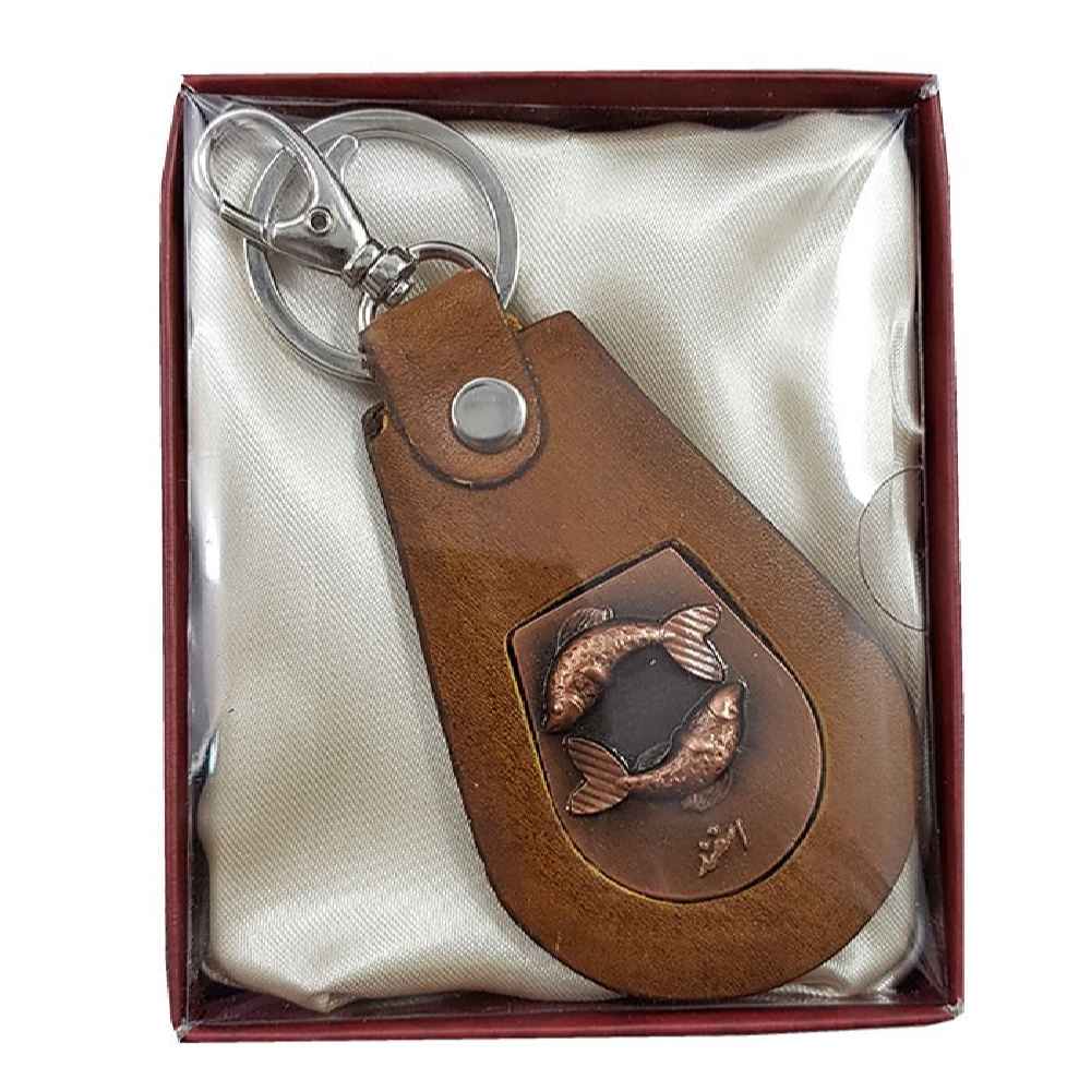 波斯皮革钥匙扣 – Esfand 款