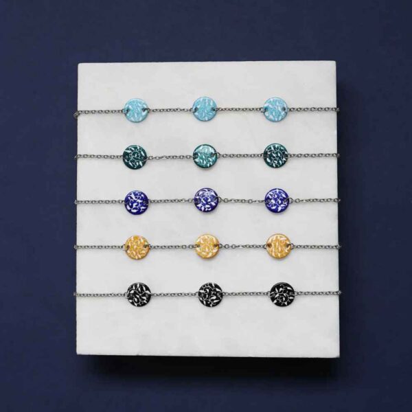 波斯掐丝珐琅脚链，Rokh 款