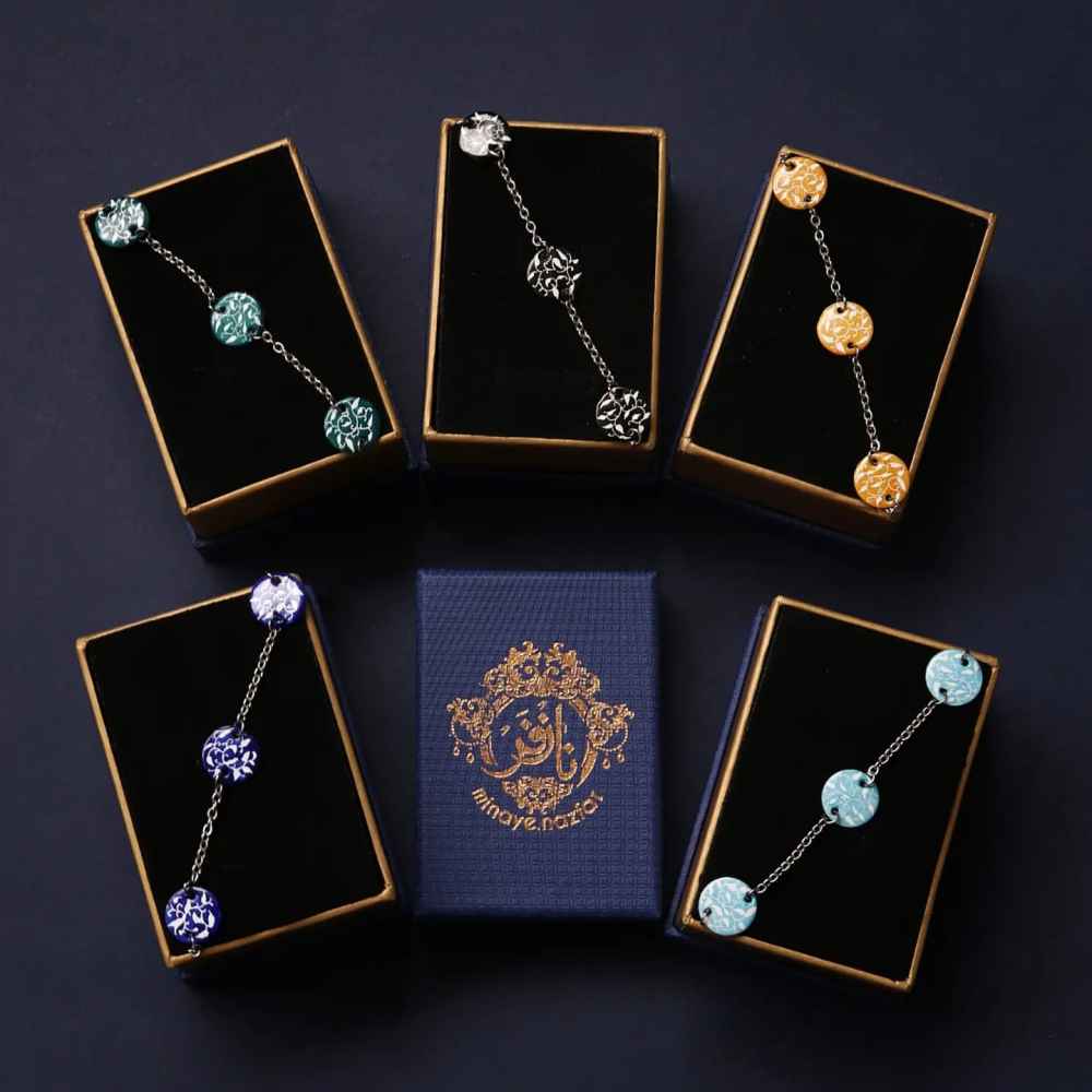 波斯掐丝珐琅脚链，Rokh 款