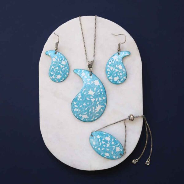 波斯珐琅珠宝套装 款式：Darya