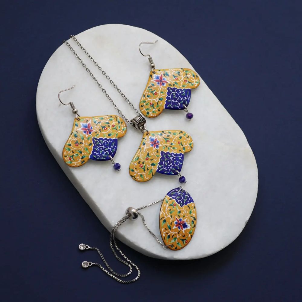 Main image of 波斯珐琅珠宝套装 款式：Khorshid