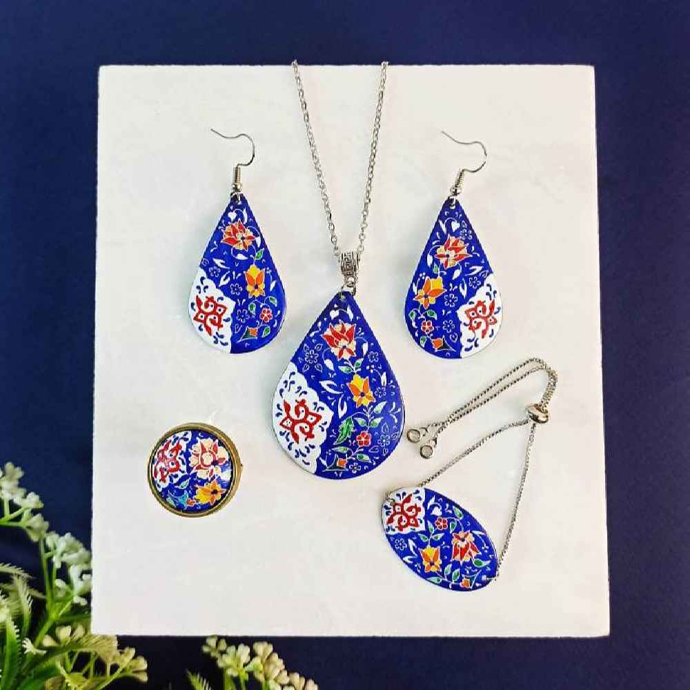 Main image of 波斯珐琅珠宝套装 款式：Lajevard