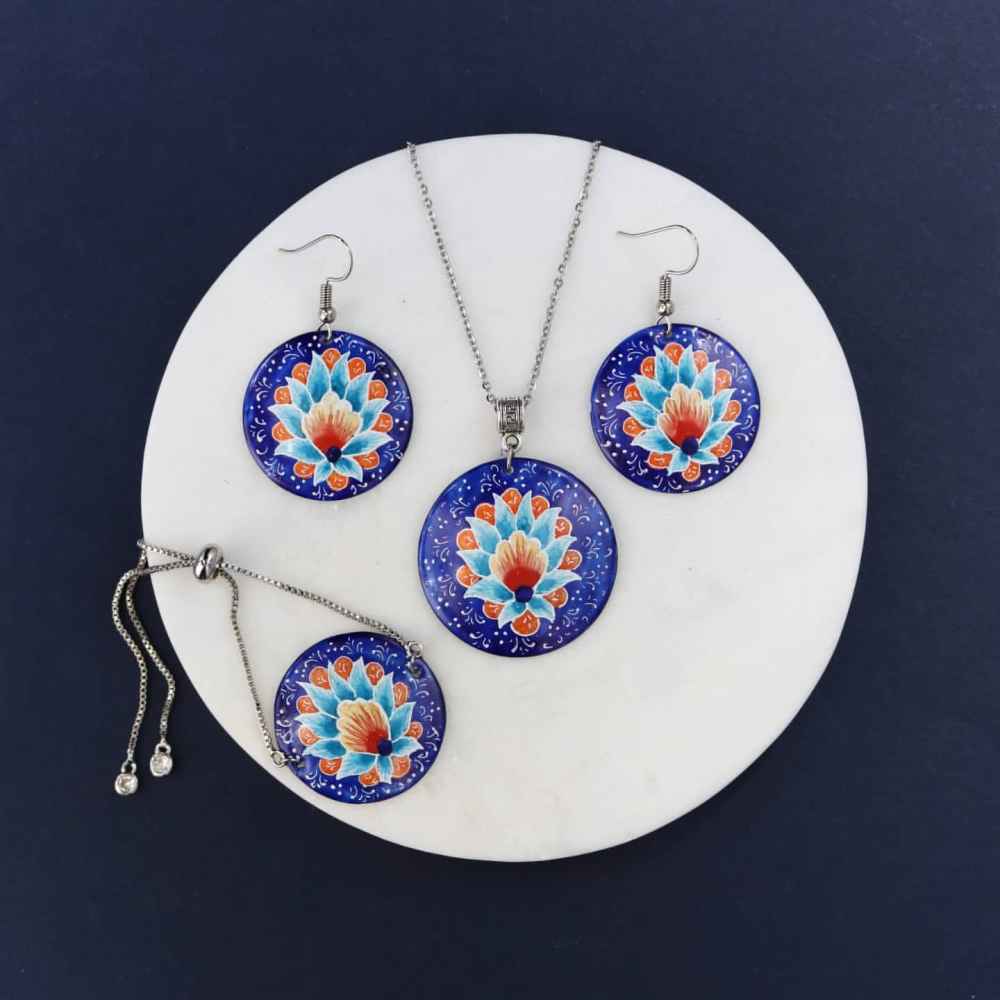 Main image of 波斯珐琅珠宝套装 款式：Lotus