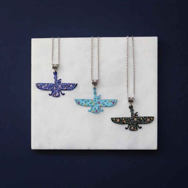 波斯极简项链 – 拜火教象征 Farvahar