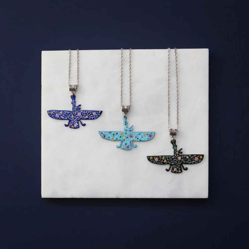 Main image of 波斯极简项链 – 拜火教象征 Farvahar