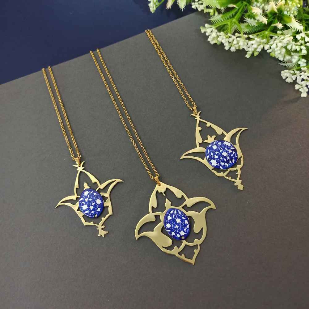 Main image of 波斯珐琅项链 款式：Moshabak