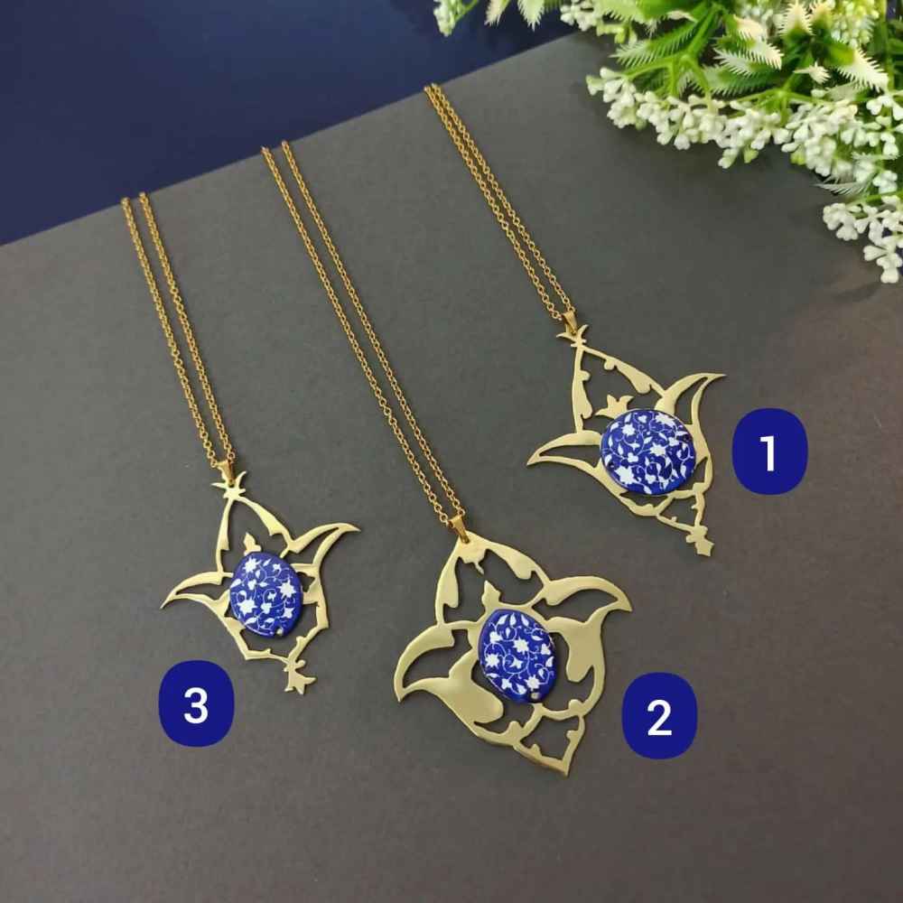 波斯珐琅项链 款式：Moshabak