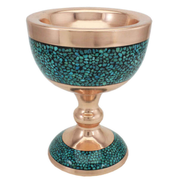 装饰碗 – 波斯手工镶嵌绿松石 Hamed 款