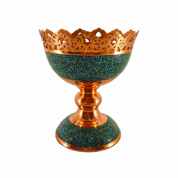 装饰碗 – 波斯手工镶嵌绿松石 Lina 款