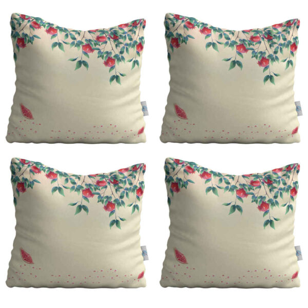 天鹅绒靠垫套装 – 巴哈兰设计（4件套）