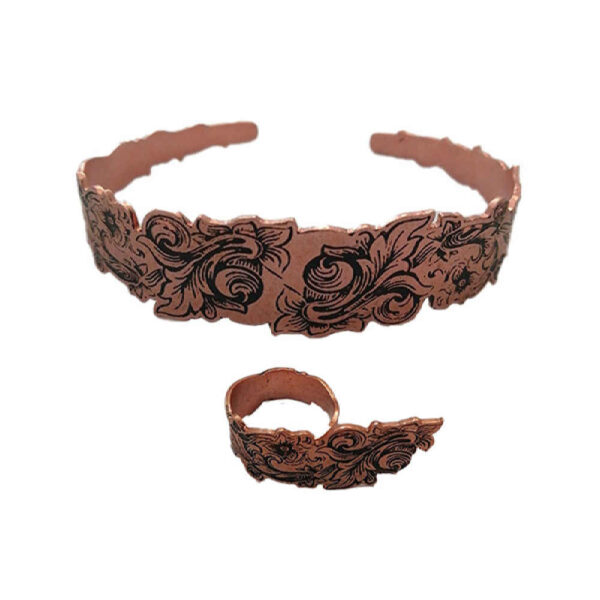 铜手链与戒指套装 – Bahar款