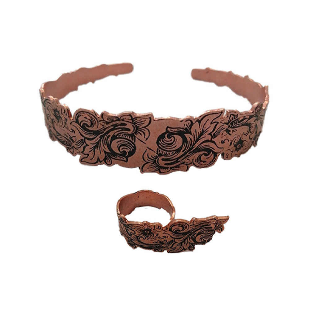 Main image of 铜手链与戒指套装 – Bahar款