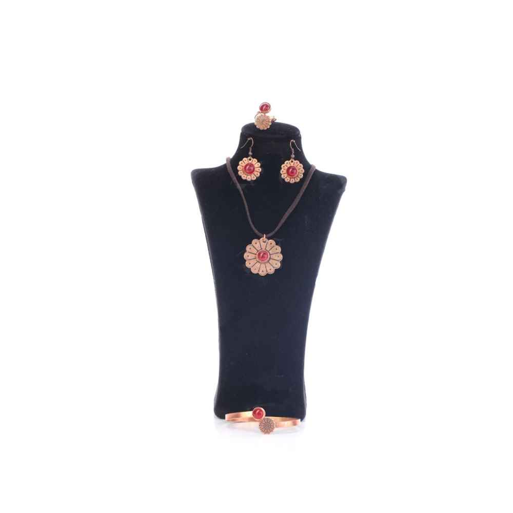 铜珠宝套装 款式：Persian Lotus