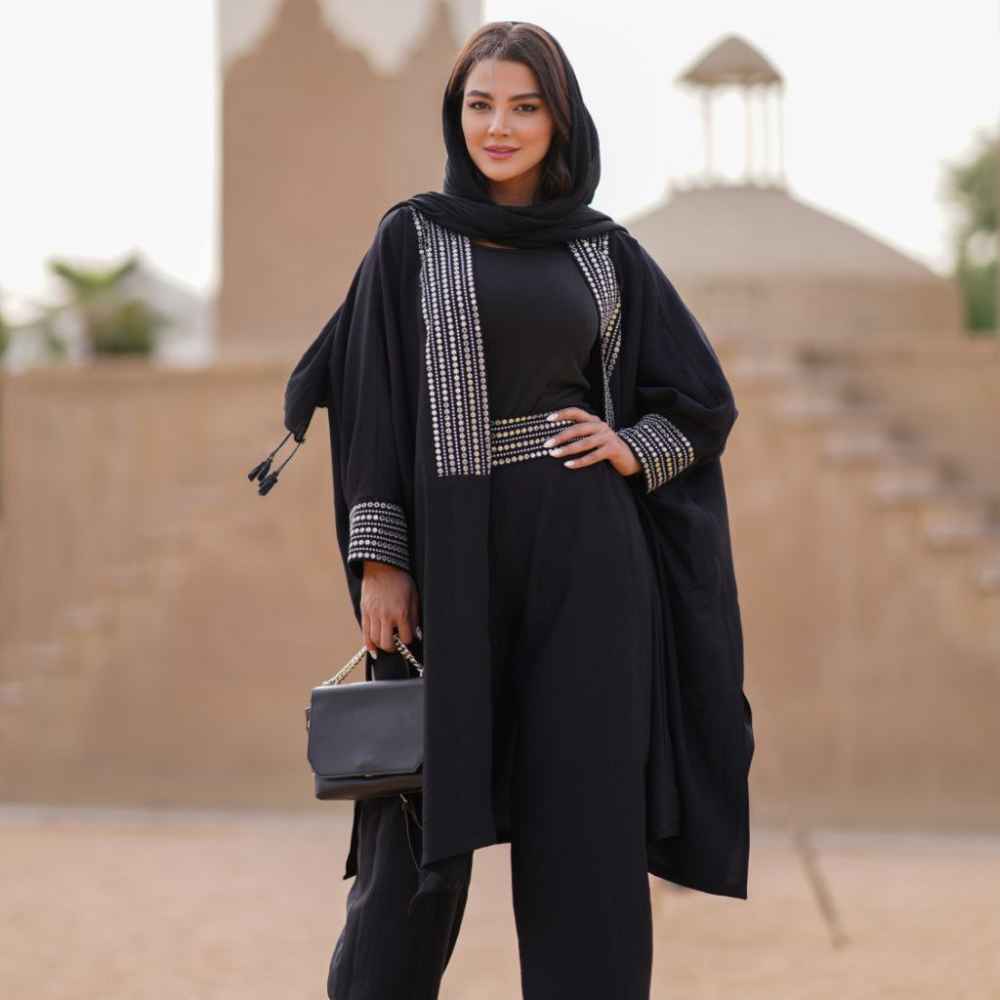 Main image of 波斯长外套与裤子套装 Asra款