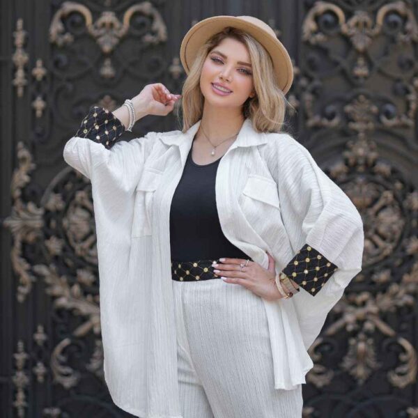 波斯长外套与裤子套装 Tiara款