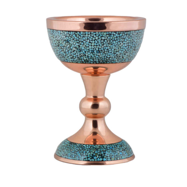 装饰碗 波斯手工制作 镶嵌绿松石 Tanaz