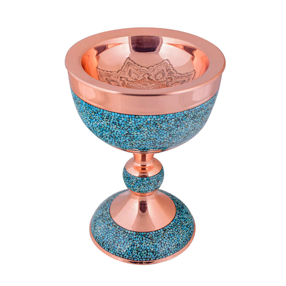 装饰碗 – 波斯手工镶嵌绿松石 Tara 款