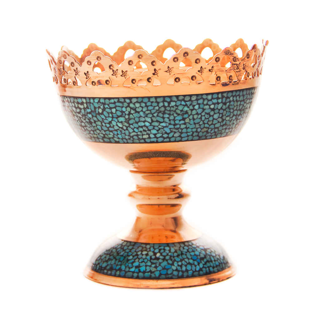 Main image of 装饰碗 – 波斯手工镶嵌绿松石 Sahand 款