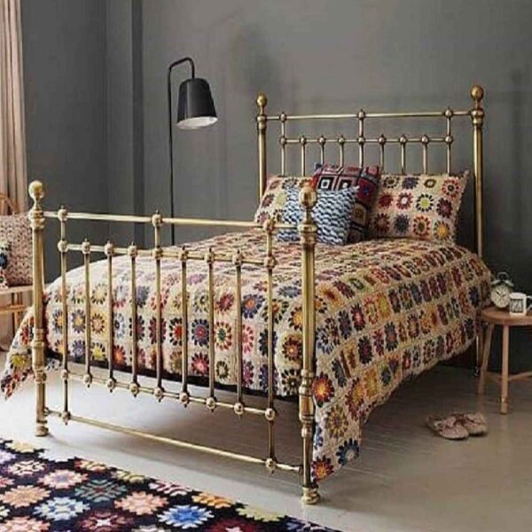 棉质钩针床罩 – 阿富汗风格彩色床毯 – Arezoo款