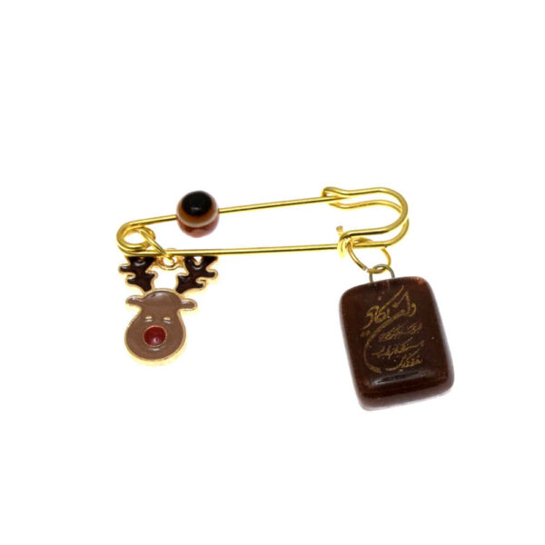 儿童伊斯兰安全别针胸针 – Deer