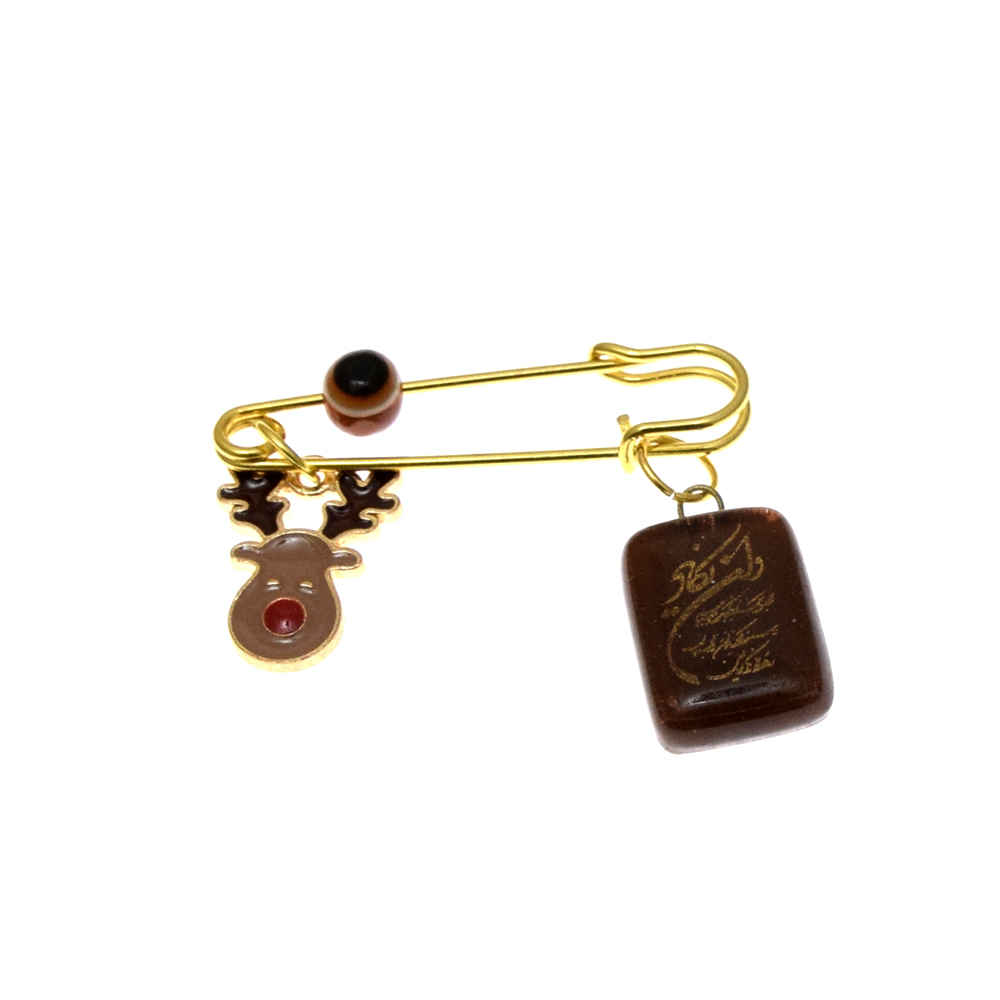 Main image of 儿童伊斯兰安全别针胸针 – Deer