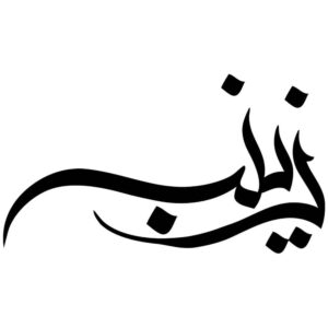 伊斯兰汽车贴纸 – Zeinab