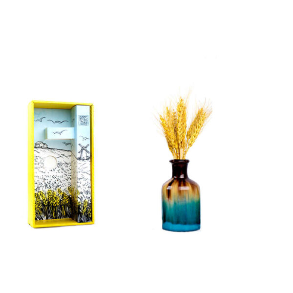 珍藏波斯工艺陶壶与小麦礼品套装