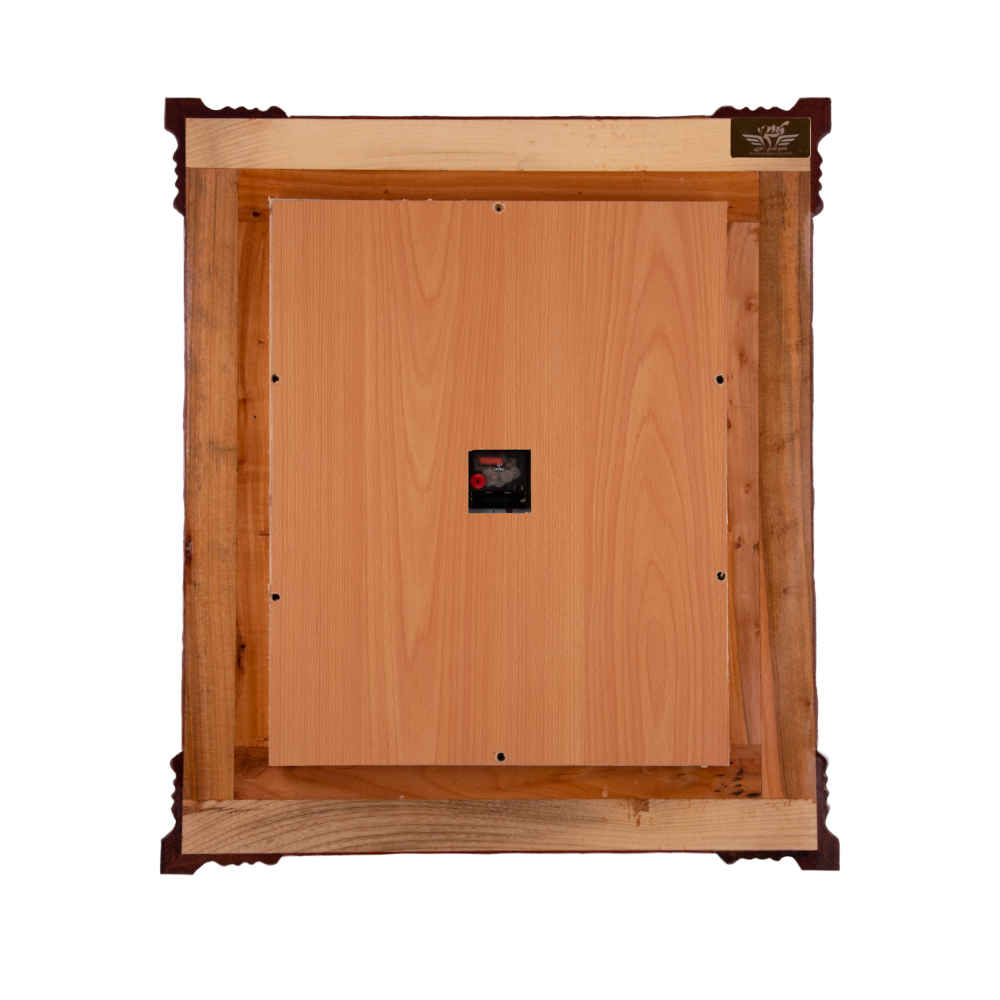 手工波斯木质壁挂时钟 – 镶嵌工艺艺术,Karoobi