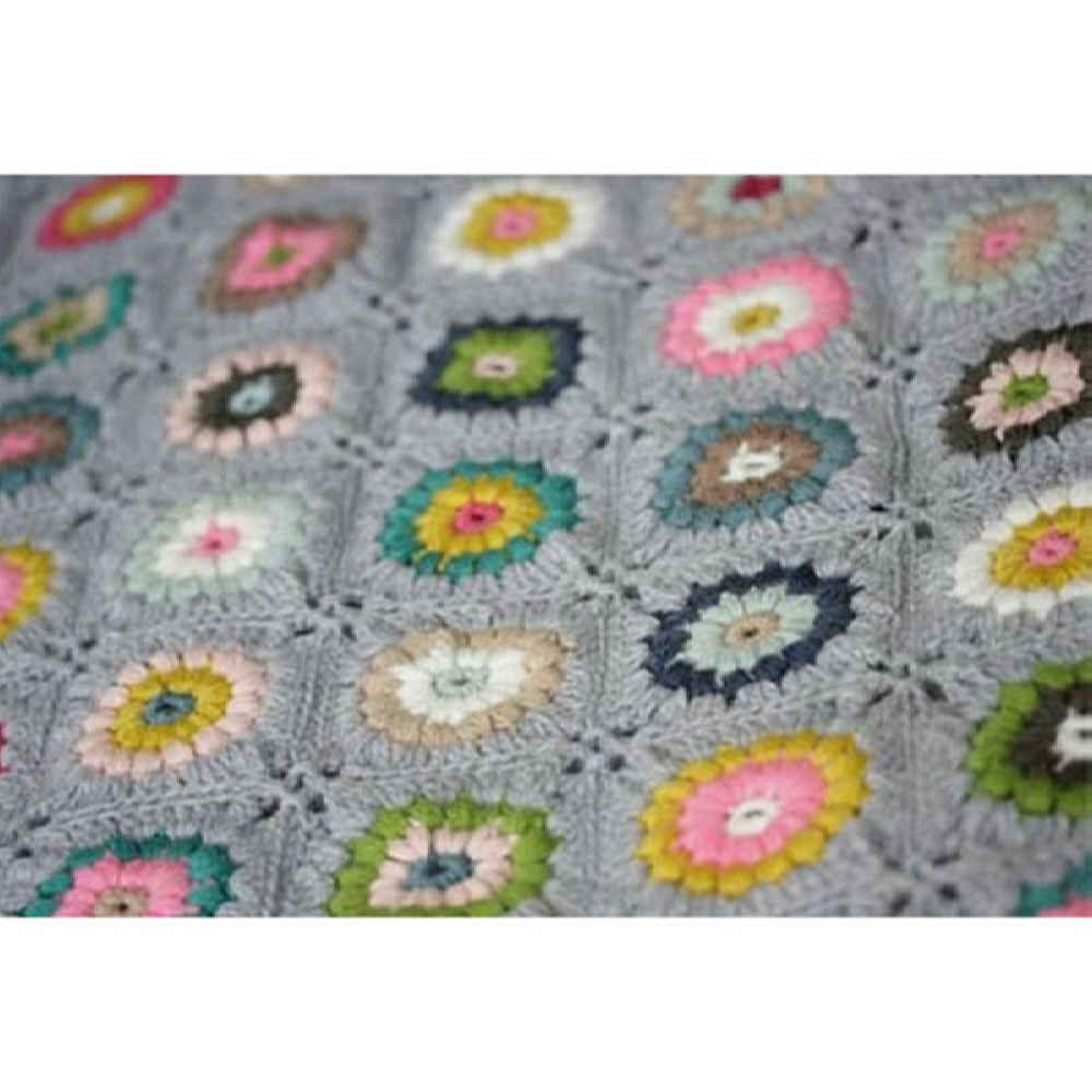 钩针披毯 – 棋盘波西米亚Delbar款