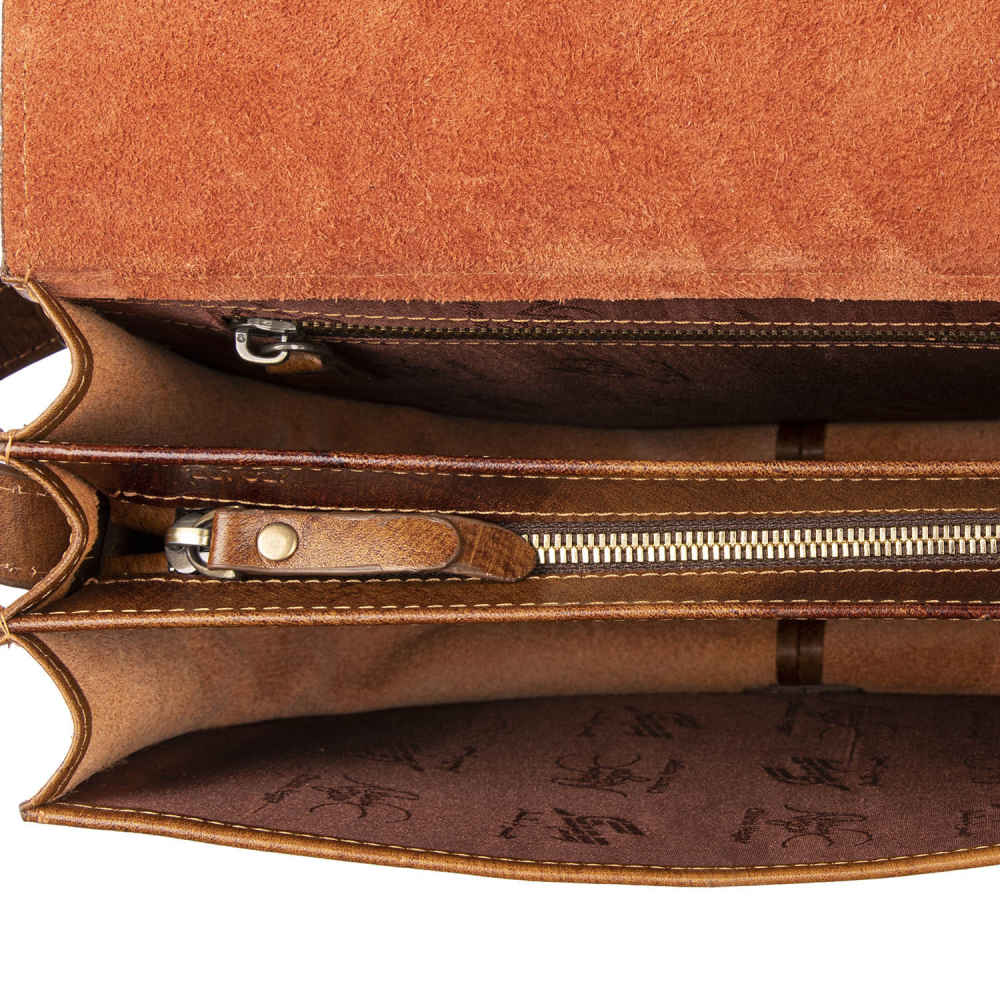 奢华手工皮革斜挎单肩包 – Aynaz 设计