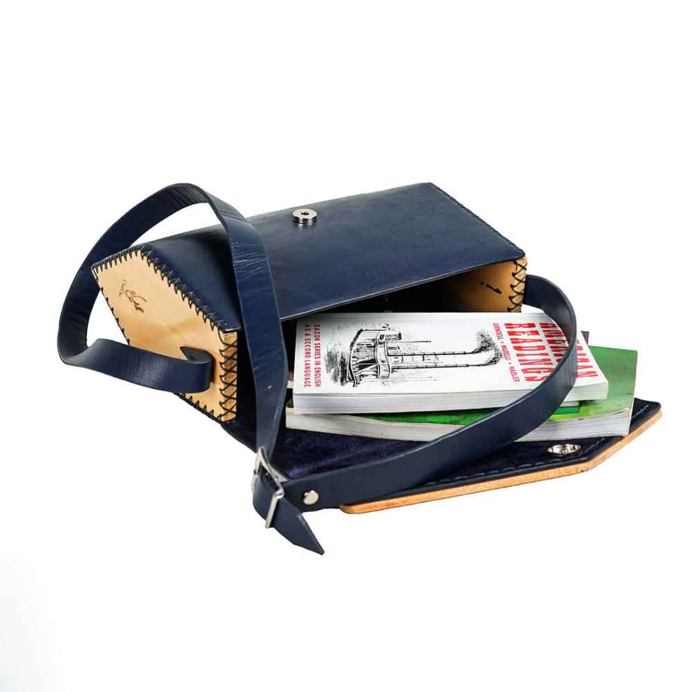 奢华手工皮革斜挎单肩包 – Darya 款