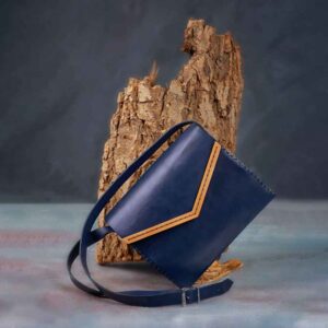 奢华手工皮革斜挎单肩包 – Darya 款