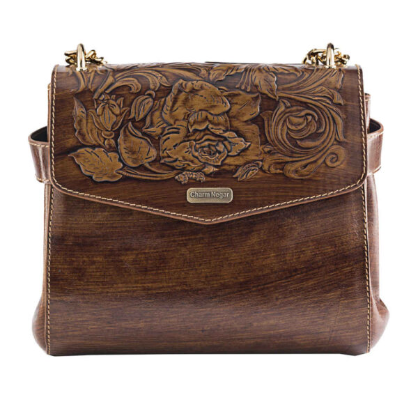 奢华手工皮革斜挎单肩包 – Dorrin 设计