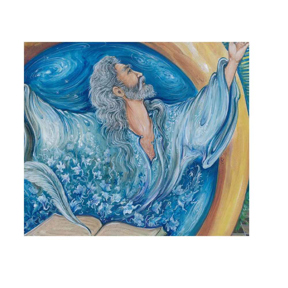 原创波斯细密画:水彩画 – Rasoul Motamedi作品《Khayam诗》