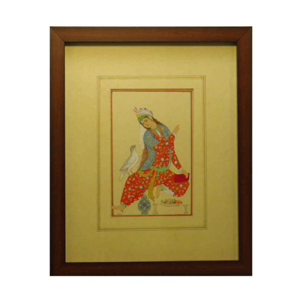 原创波斯萨法维艺术绘画：纸板水彩与水粉画 – Abbasi作品