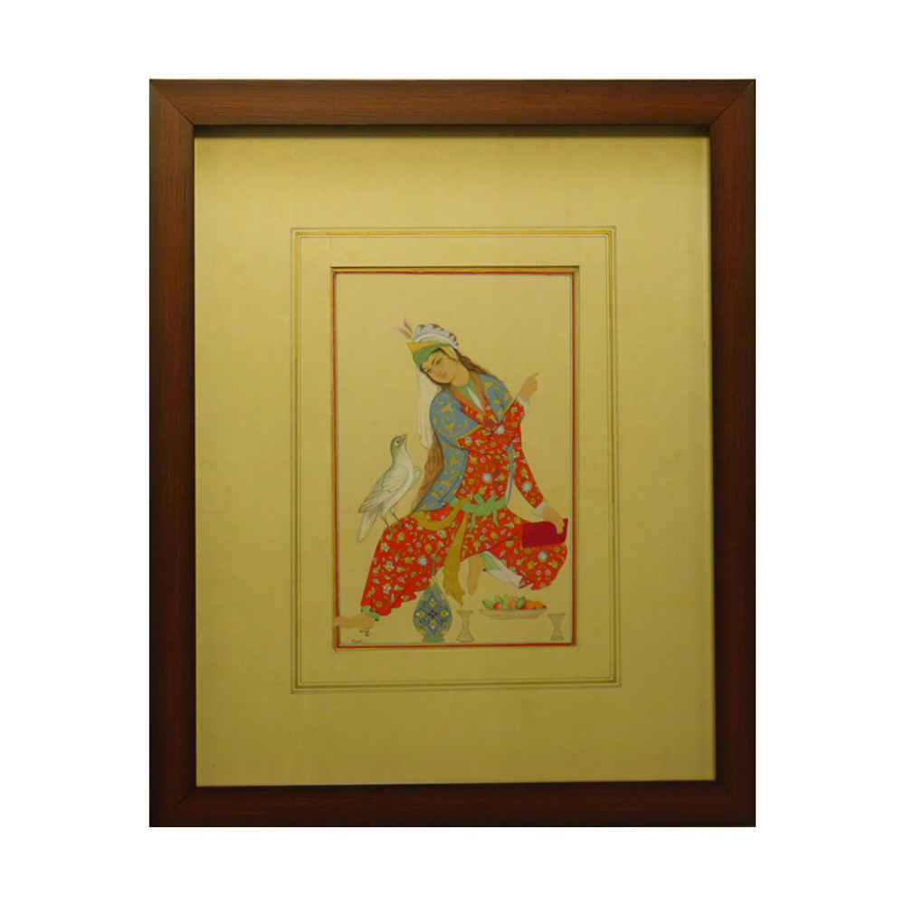 Main image of 原创波斯萨法维艺术绘画：纸板水彩与水粉画 – Abbasi作品