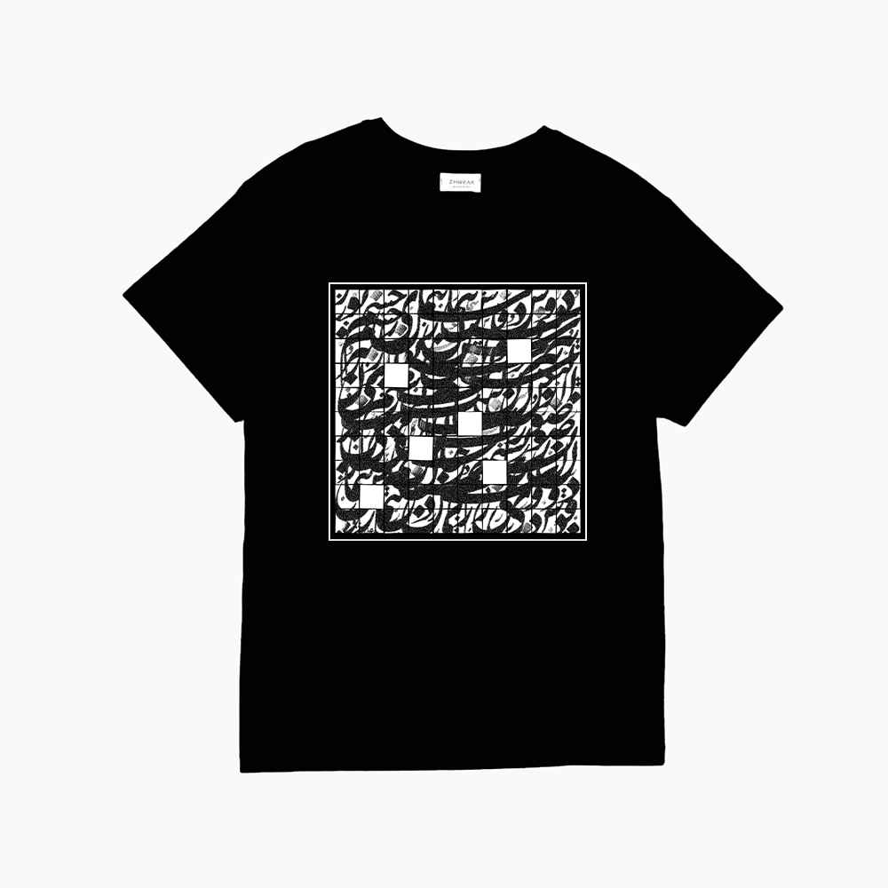 波斯风格印花T恤 Zharf款 – 优雅波斯图案