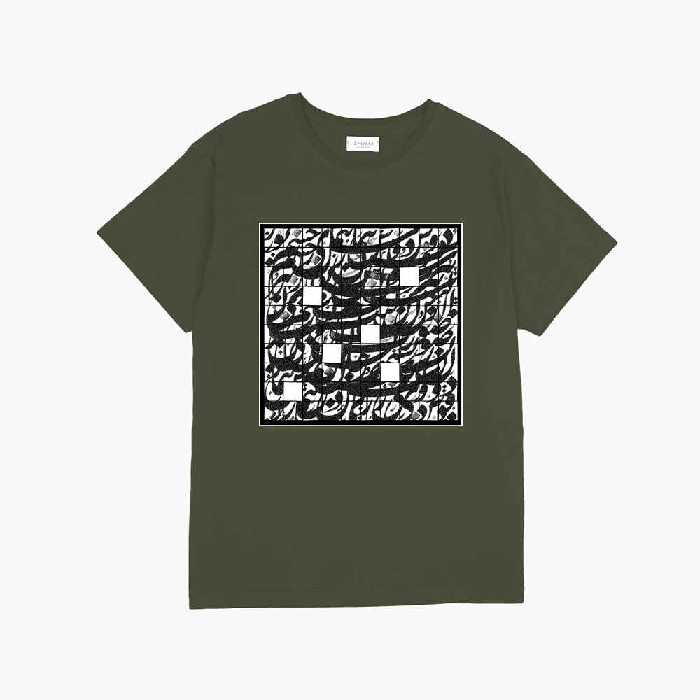 Main image of 波斯风格印花T恤 Zharf款 – 优雅波斯图案